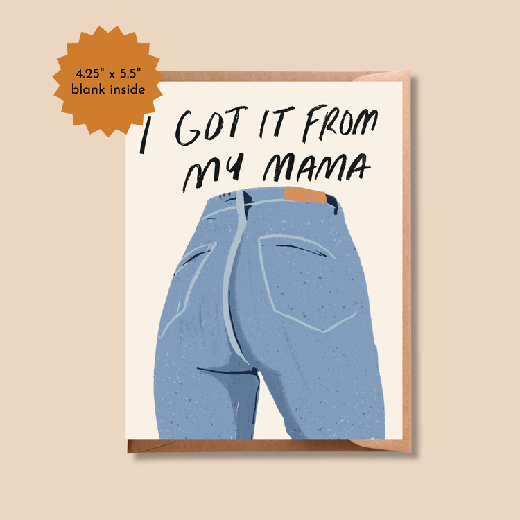 Funny Mother's Day Card | Mom Jeans Card