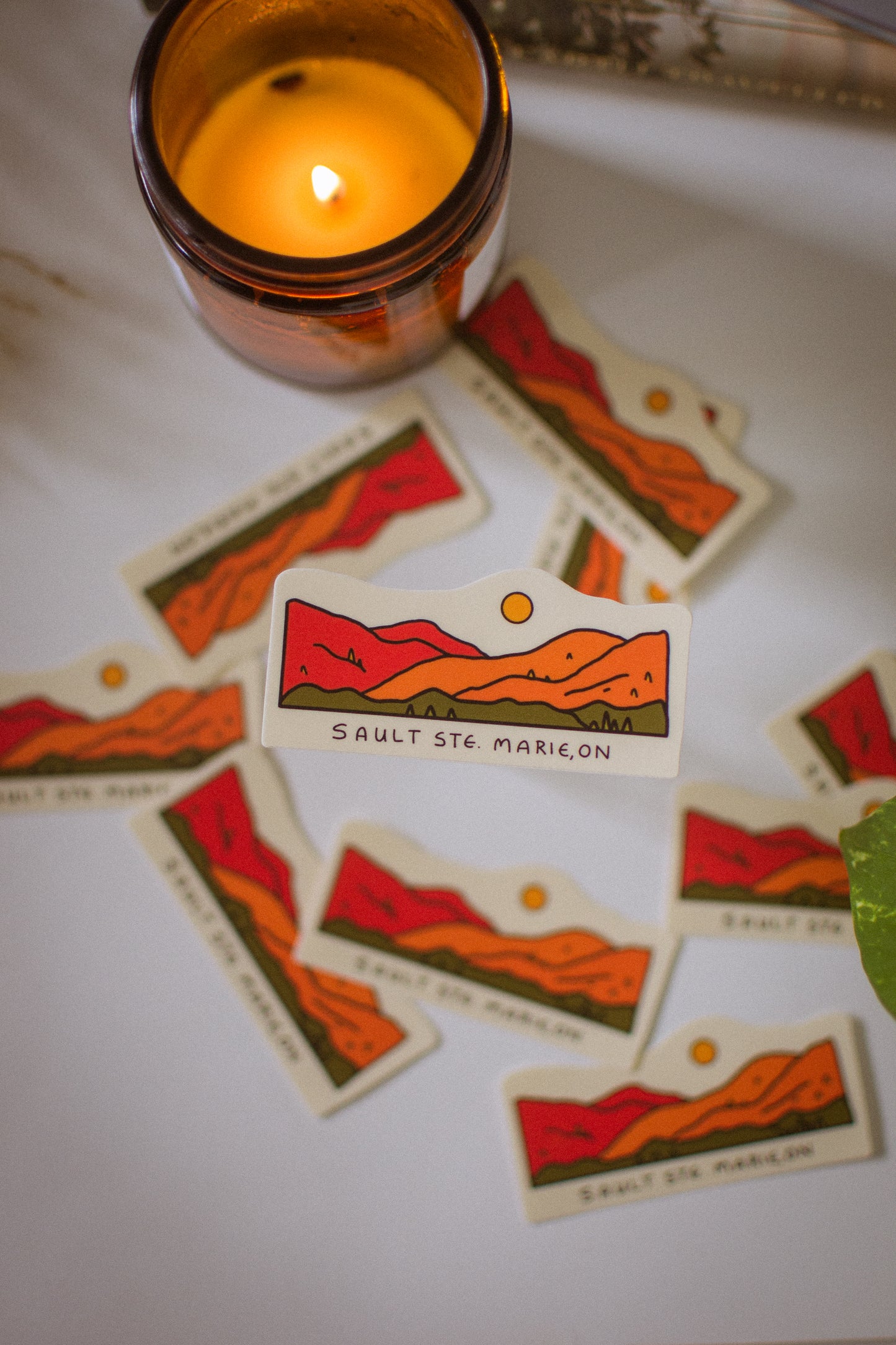 Sault Ste. Marie Sticker | Autumn Landscape Vinyl Sticker