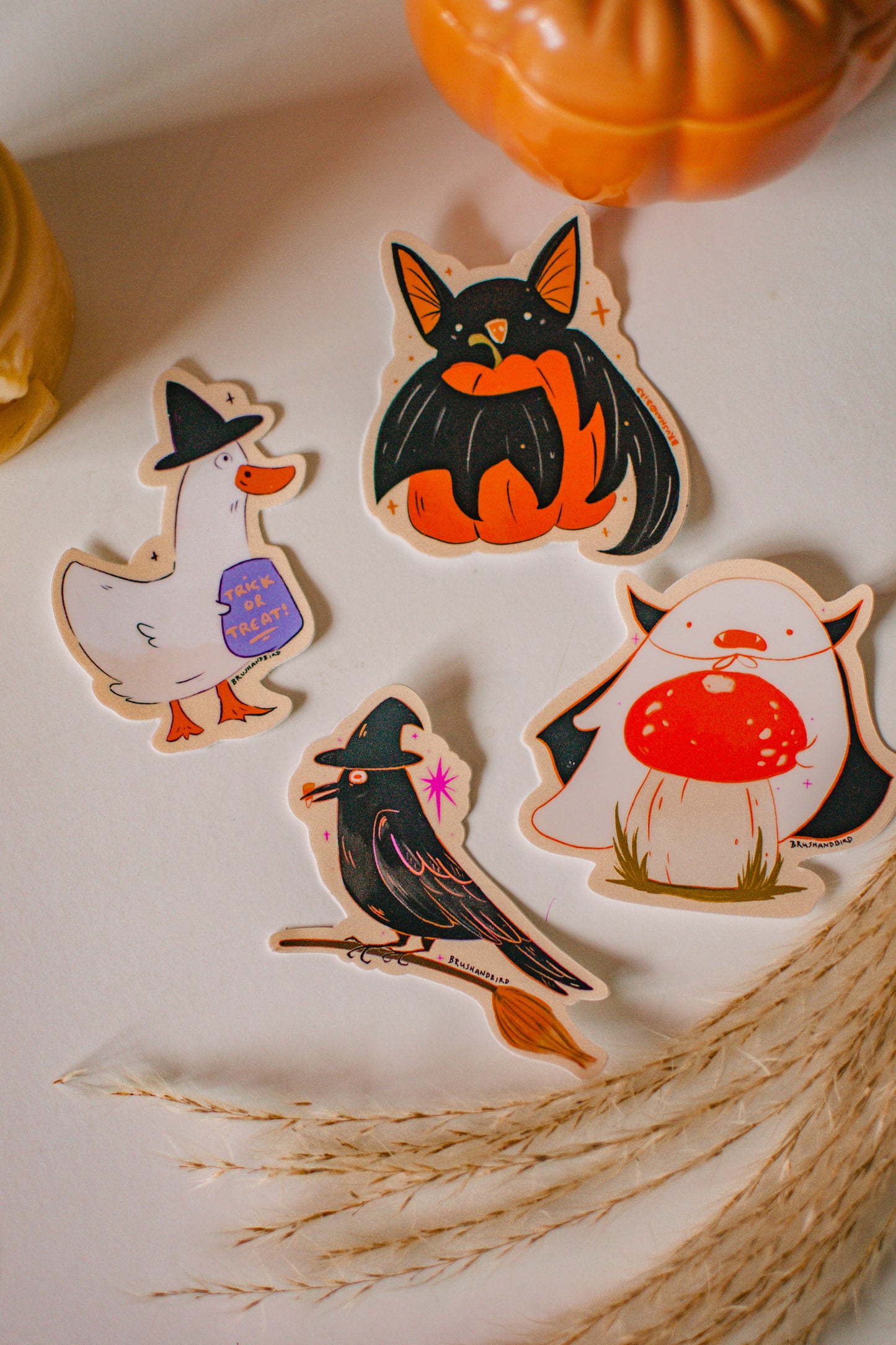 Halloween Duck Sticker | Cute Trick or Treat Diecut Sticker