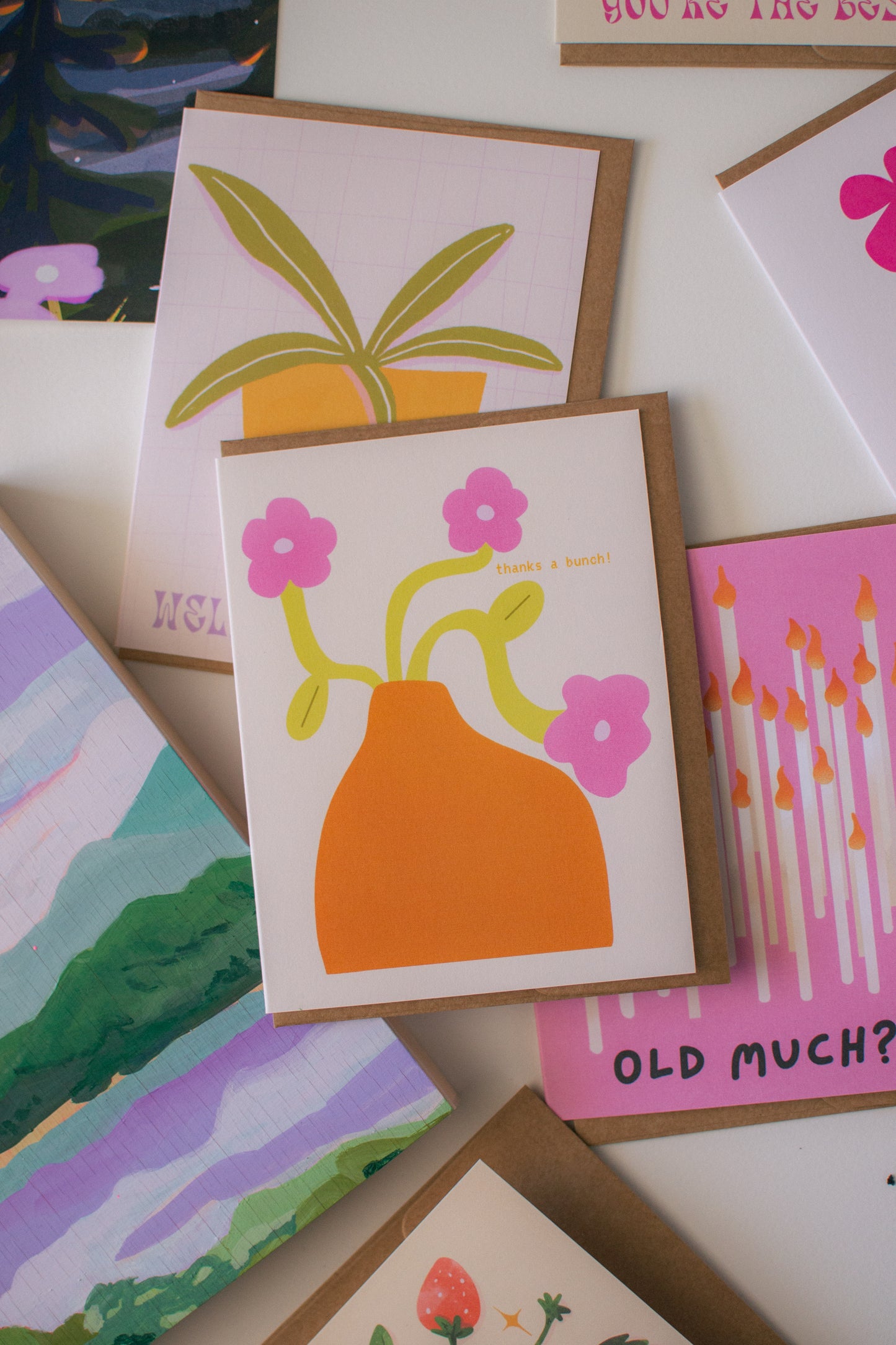 Thanks a Bunch | Retro Flower Pot Card