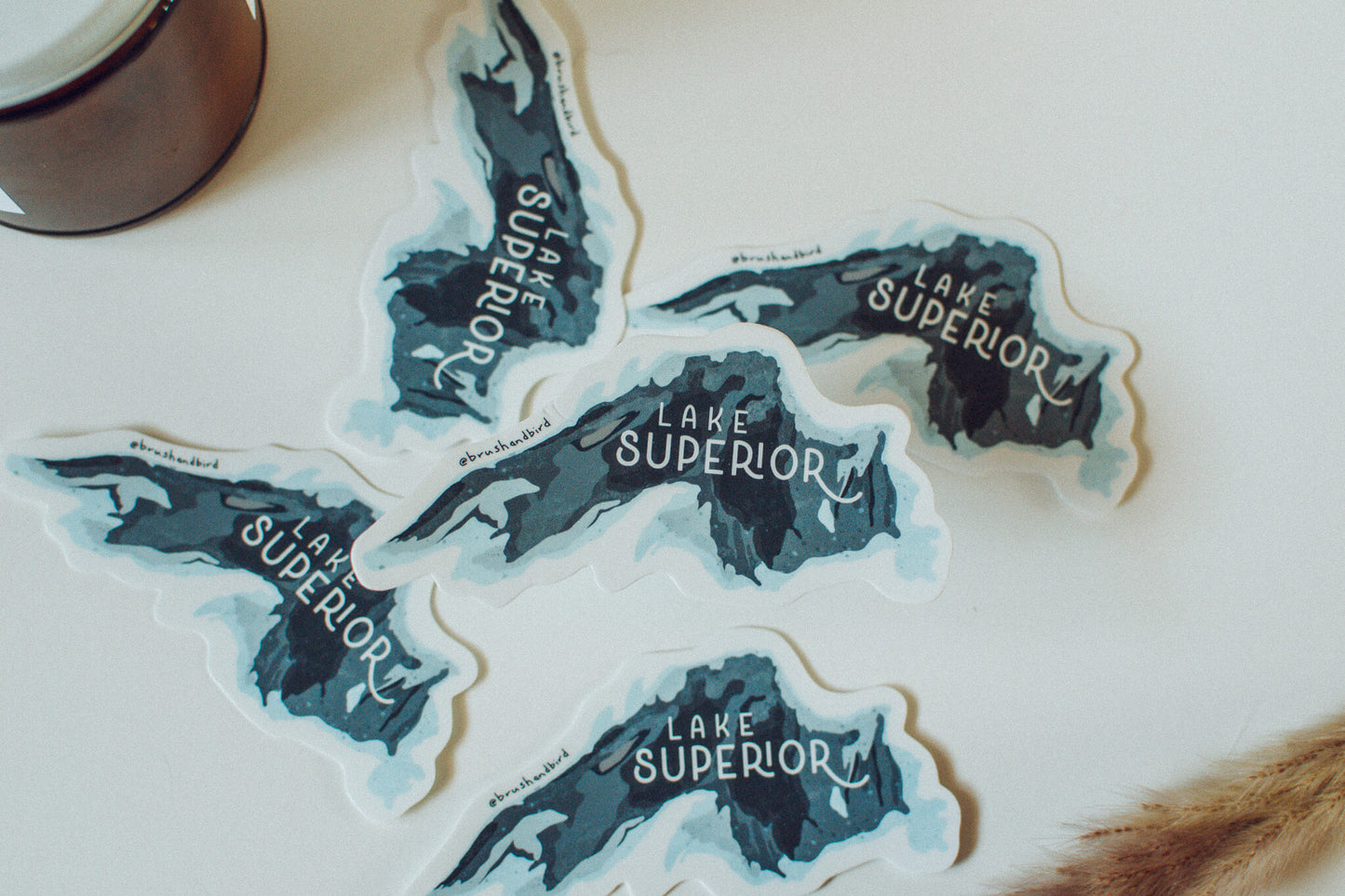 Lake Superior Sticker | Great Lakes Waterproof Vinyl Sticker