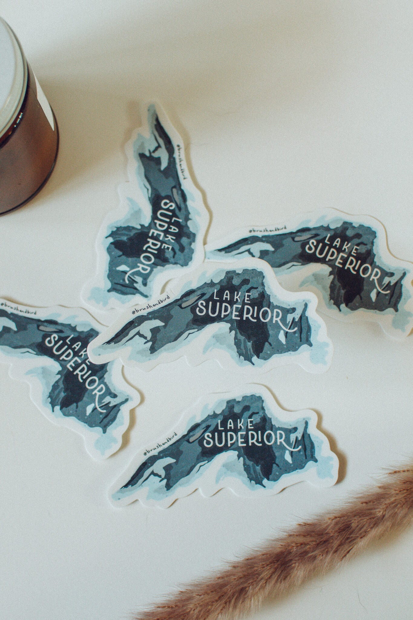 Lake Superior Sticker | Great Lakes Waterproof Vinyl Sticker