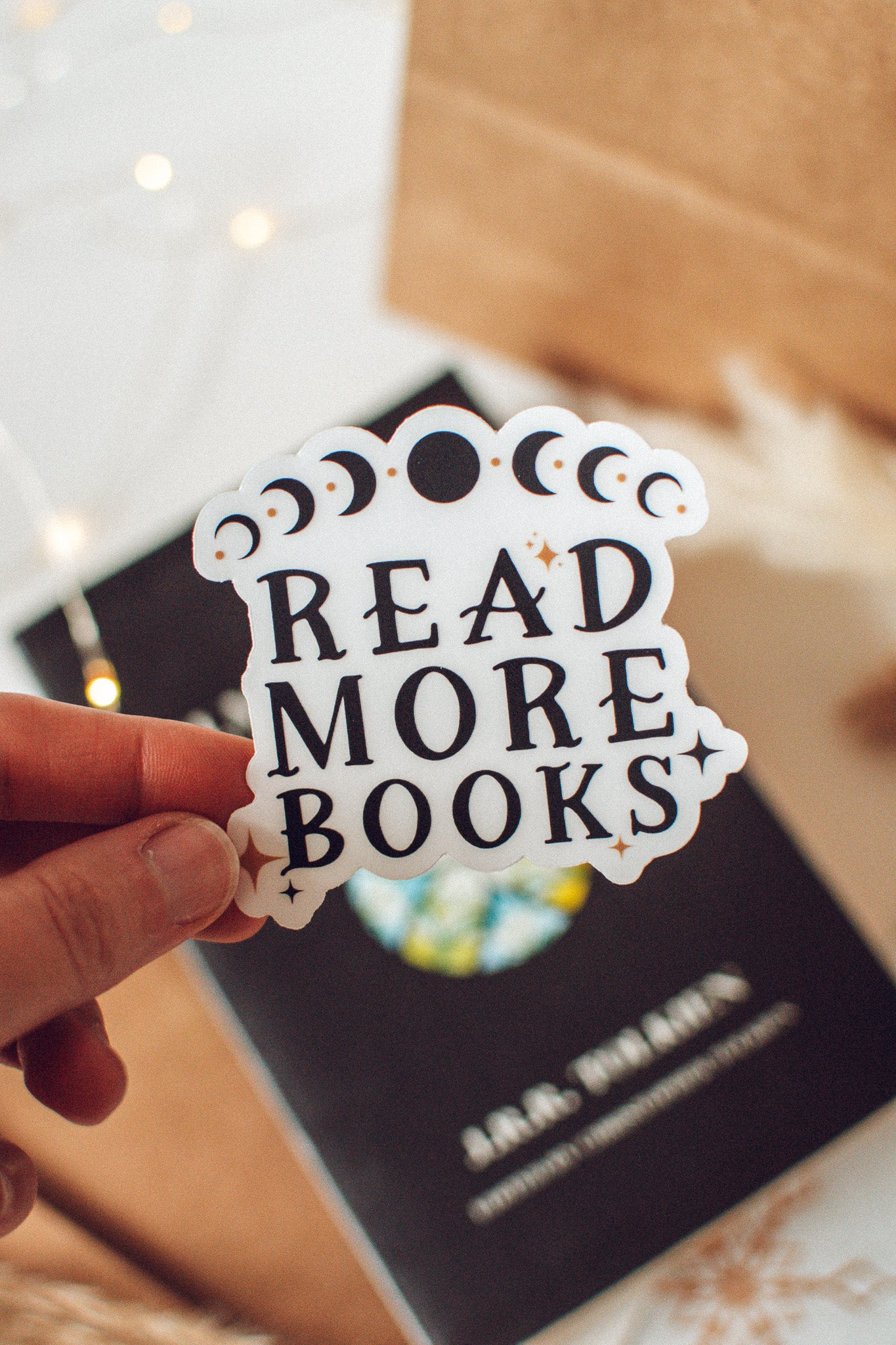 Read More Books Transparent Sticker | Book Lover Vinyl Sticker
