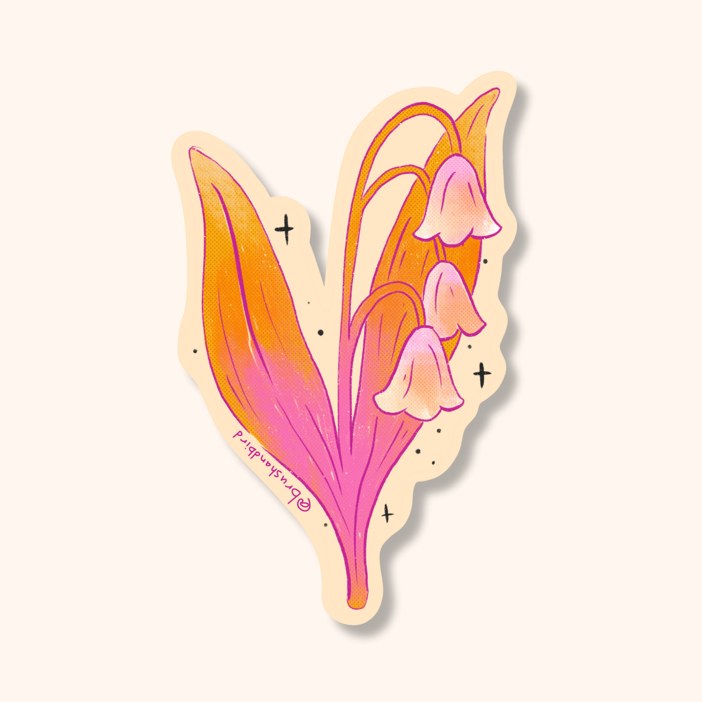 Lily of the Valley Colorful Sticker | Fairycore Vinyl Decal