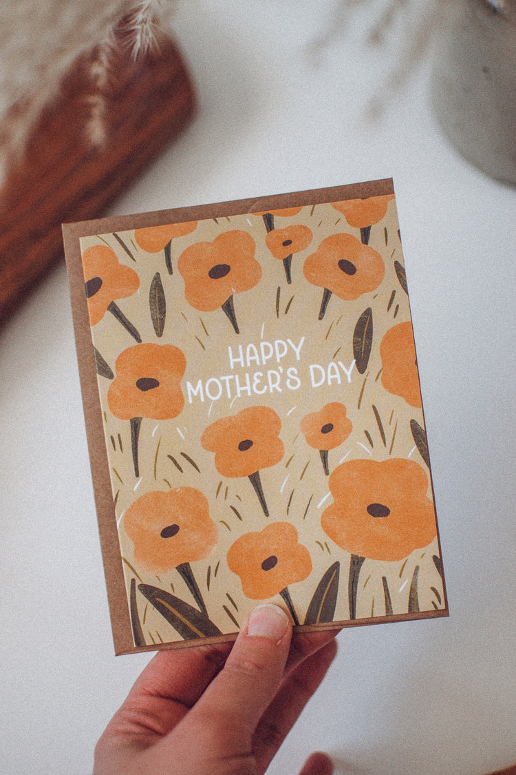 Happy Mother's Day Greeting Card | Flower Field Card