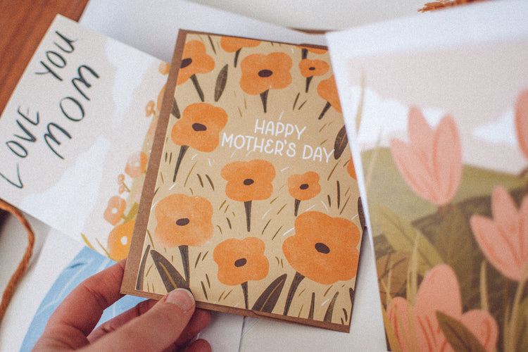 Happy Mother's Day Greeting Card | Flower Field Card