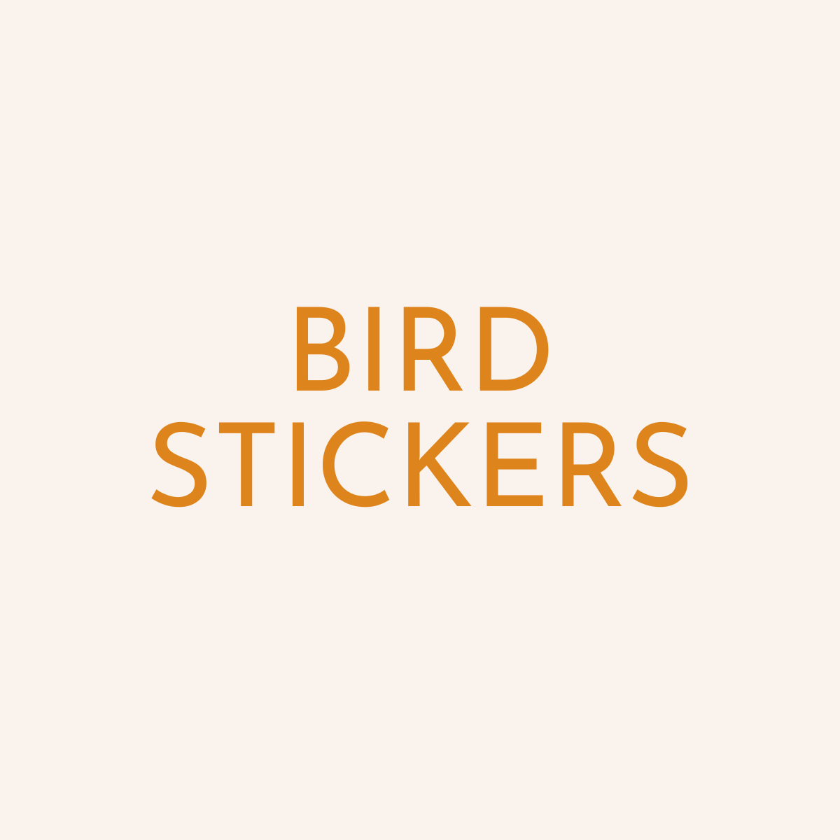 Bird Stickers
