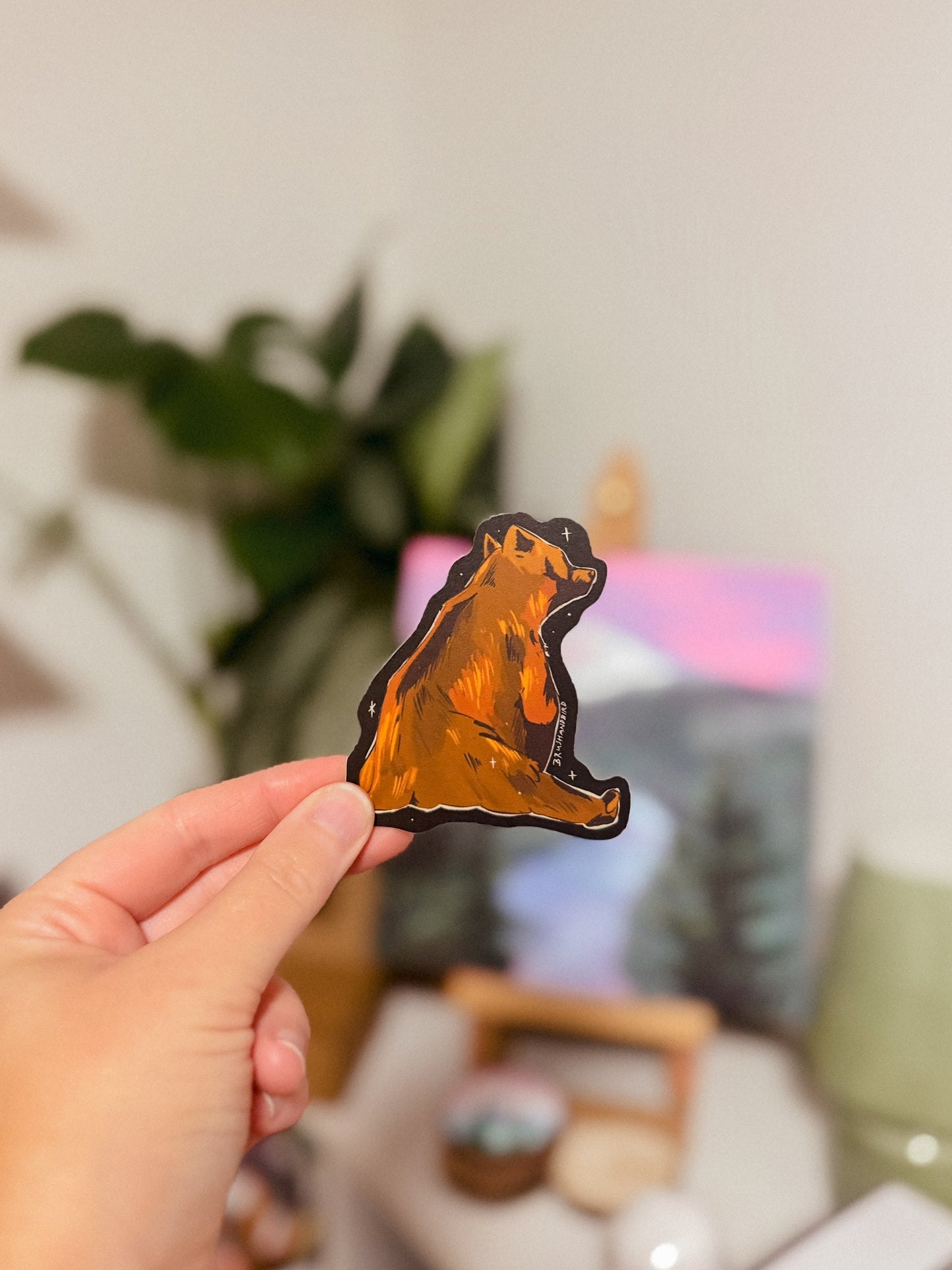 Grizzly Bear Sticker | Canada Wildlife Vinyl Die Cut Sticker