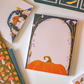 Pumpkin Notepad | 50 Pages | Autumn Floral Halloween Stationery