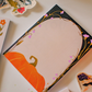Pumpkin Notepad | 50 Pages | Autumn Floral Halloween Stationery