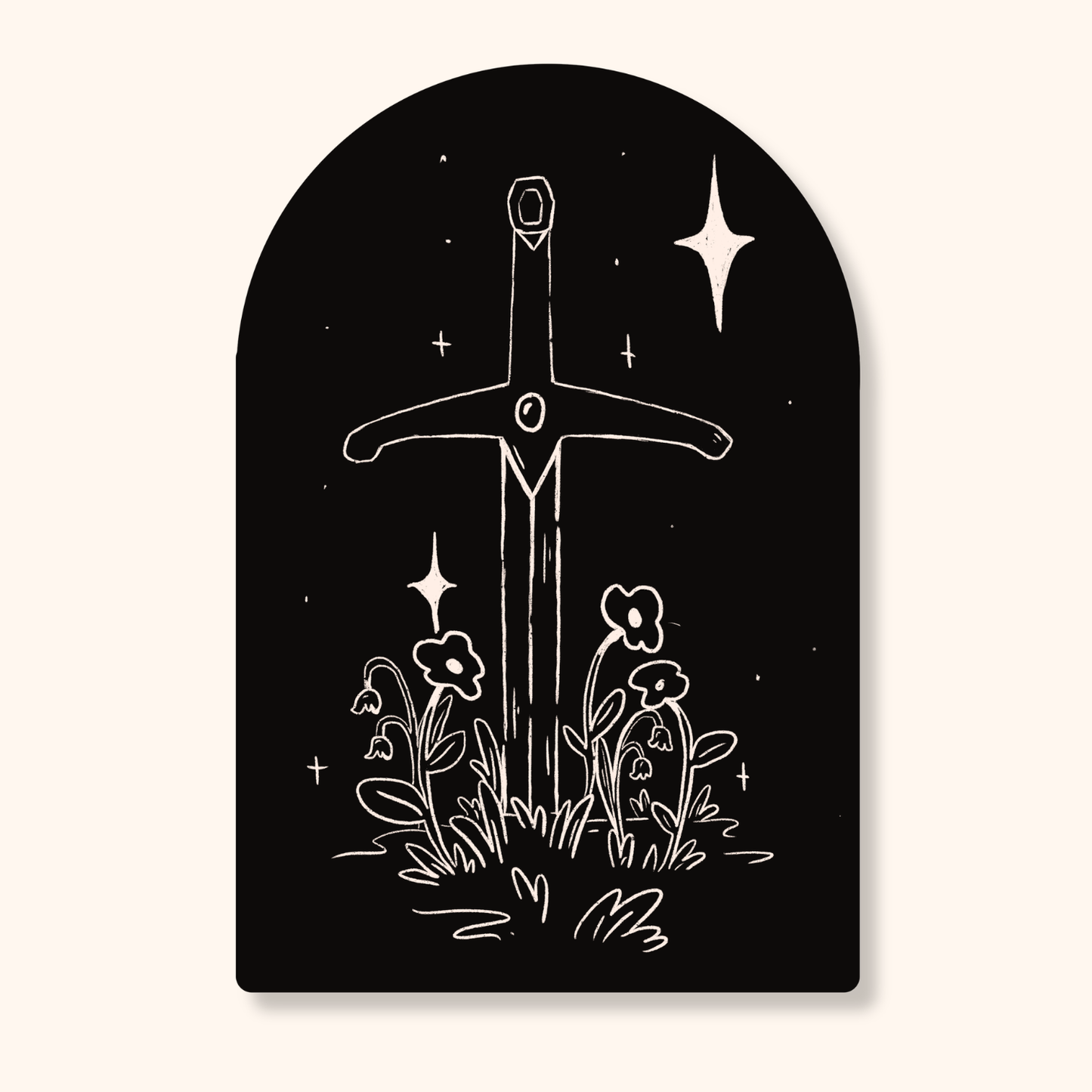 Fantasy Sword Sticker | Sticker for Kobo