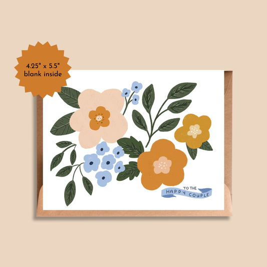 To the Happy Couple | Newlywed, Wedding, or Anniversary Card