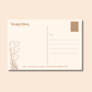 Garden Frog Postcard | “Nature is My Happy Place” | 4x6 Illustrated Postcard