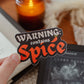 Warning Contains Spice Sticker | Kindle Vinyl Sticker