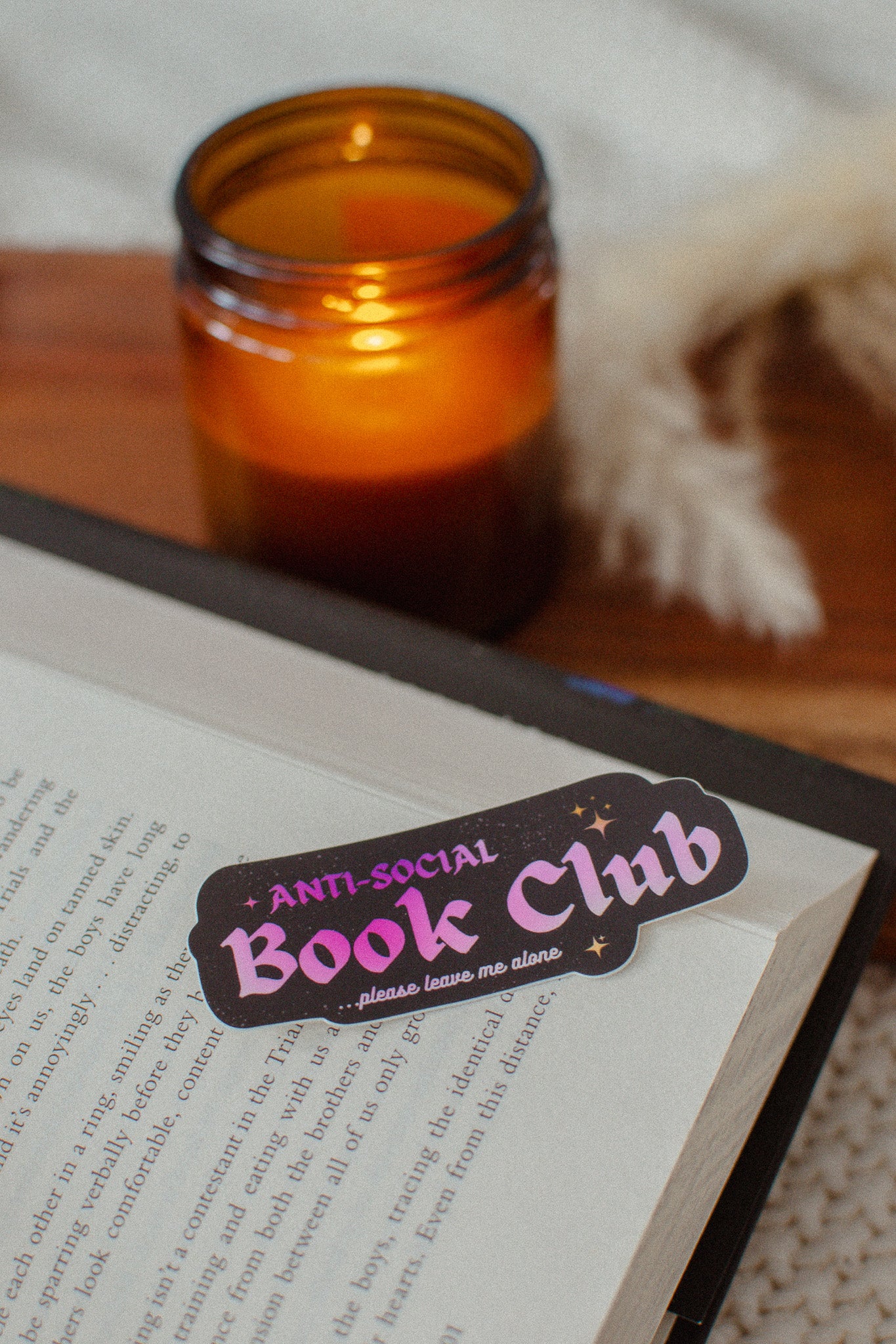Anti-Social Book Club Sticker | Kindle Vinyl Sticker
