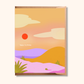 Happy Birthday | Retro Summer, Boho Desert Birthday Card
