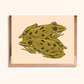 Northern Leopard Frog Pair Card | Blank Animal Greeting Card
