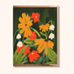 Flower Garden Card | Floral Painting Blank Greeting Card