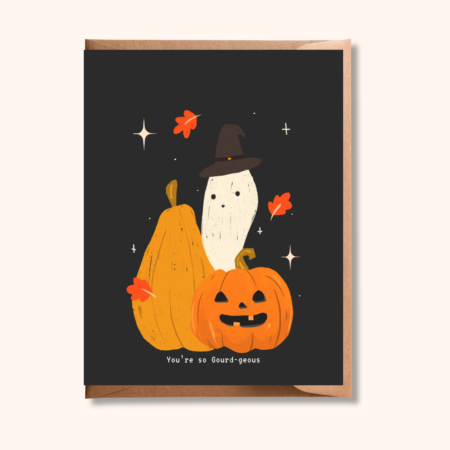 You're so Gourd-geous | Halloween Autumn Greeting Card