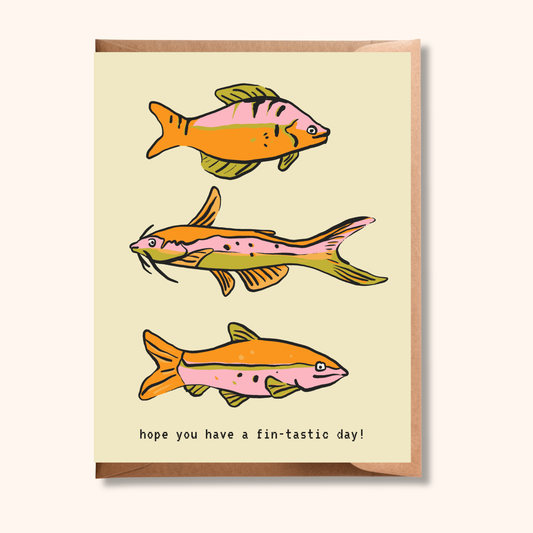 Hope You Have a Fin-tastic Day | Birthday Greeting Card