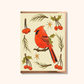 Cardinal Greeting Card | Blank Holiday Christmas Card