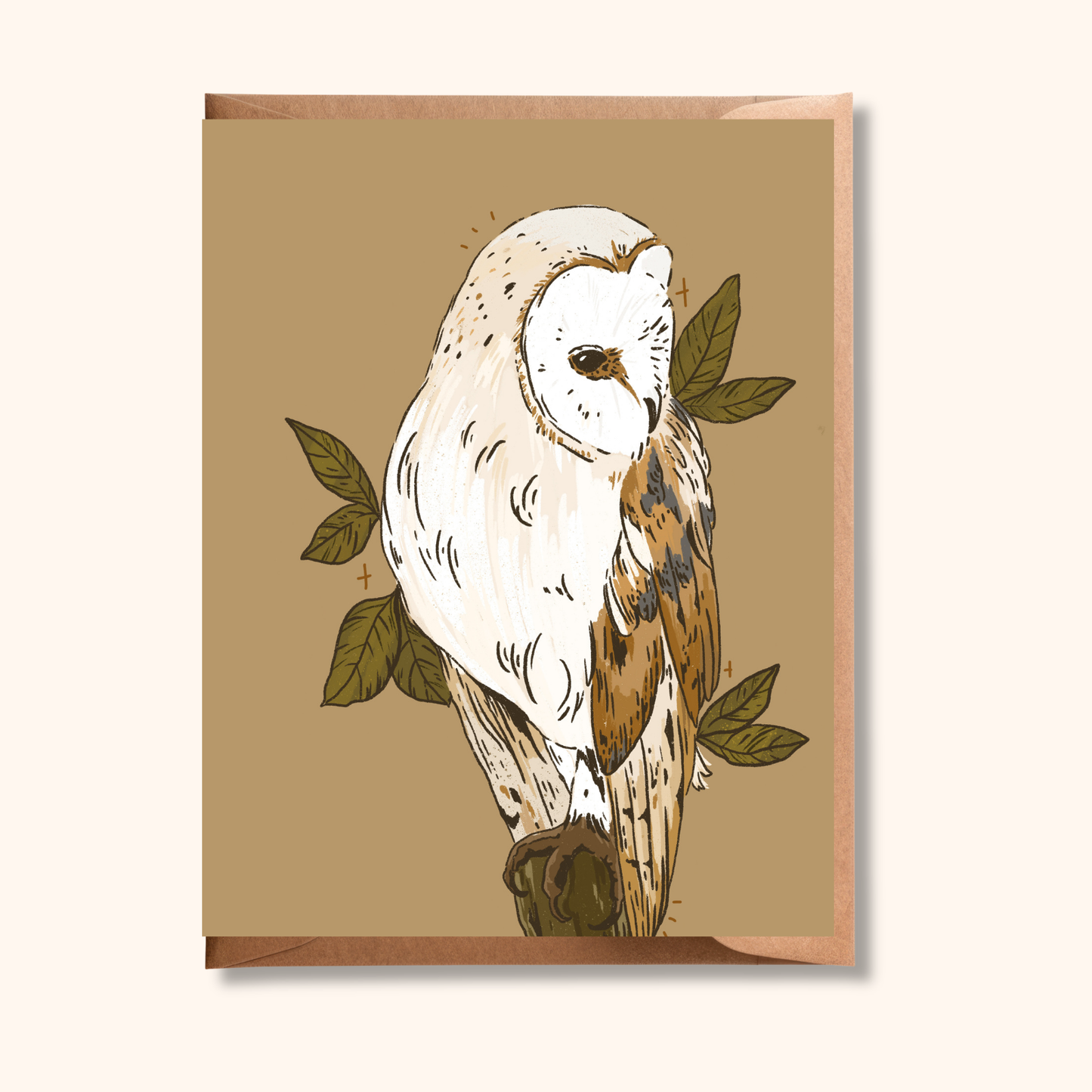 Barn Owl Greeting Card | Blank Any Occasion Card