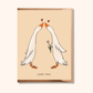 Love You Geese Card | Anniversary Greeting Card
