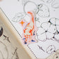 Pink Cat Sticker | Prowling Kitty Vinyl Sticker