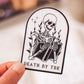 Death by TBR Sticker | Book Lover Vinyl Sticker