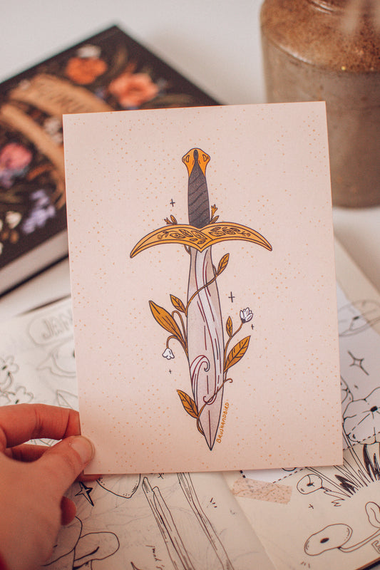 Sting Sword Print | Lord of the Rings Inspired