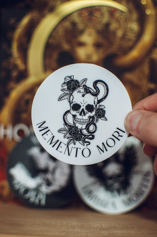 Memento Mori Sticker | Sarah J Maas, Crescent City, Book Sticker for Kindle