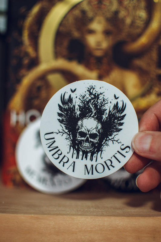 Umbra Mortis Sticker | Sarah J Maas, Crescent City, Book Sticker for Kindle