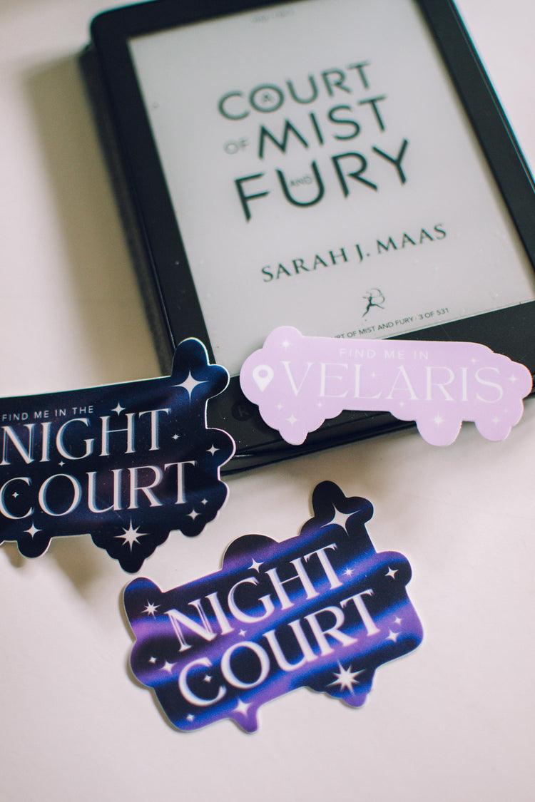 Find Me in the Night Court Sticker | Sarah J Maas, Book Sticker for Kindle