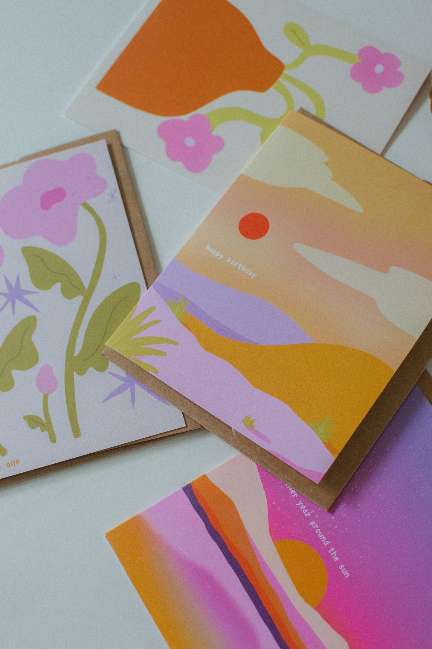 Happy Birthday | Retro Summer, Boho Desert Birthday Card