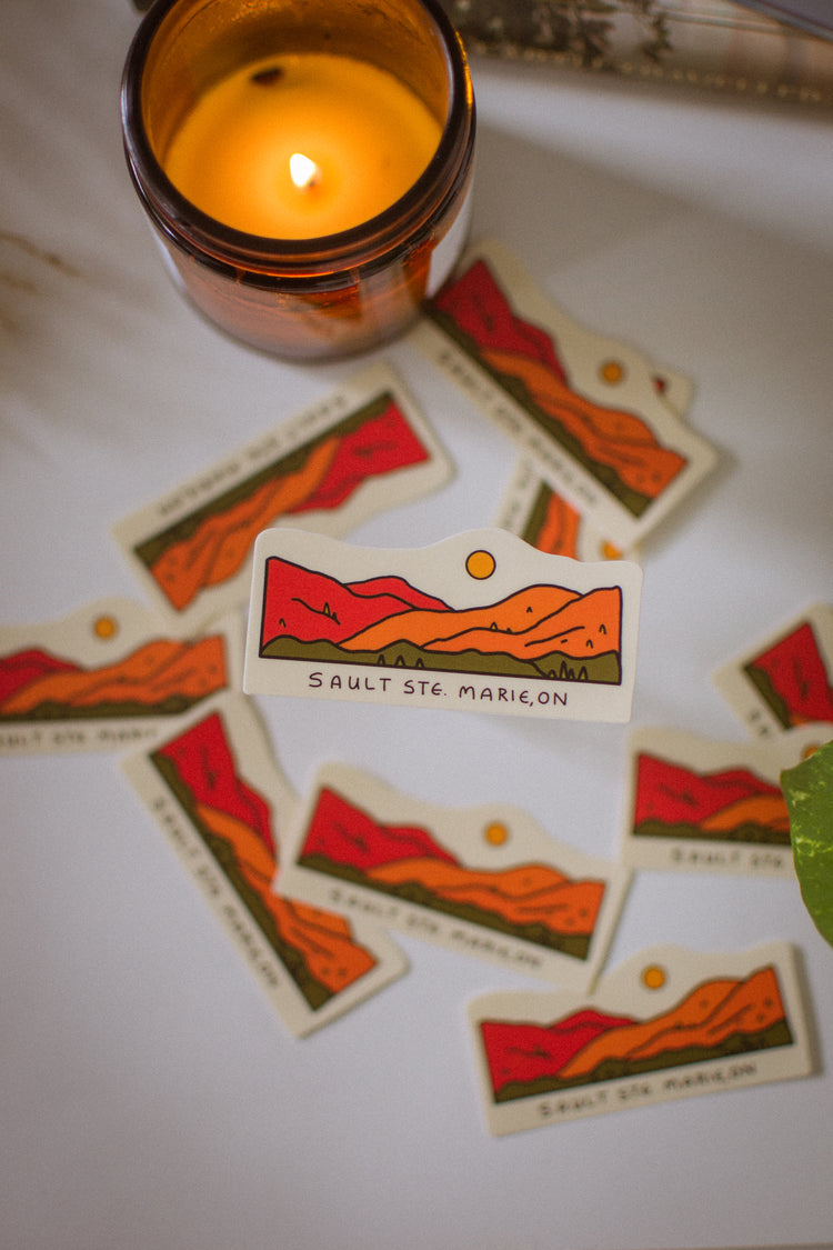 Sault Ste. Marie Sticker | Autumn Landscape Vinyl Sticker