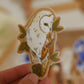 Barn Owl Sticker | Canadian Wildlife Vinyl Waterproof Sticker