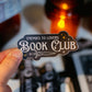 Enemies to Lovers Book Club Sticker | Romantasy Trope Vinyl Sticker