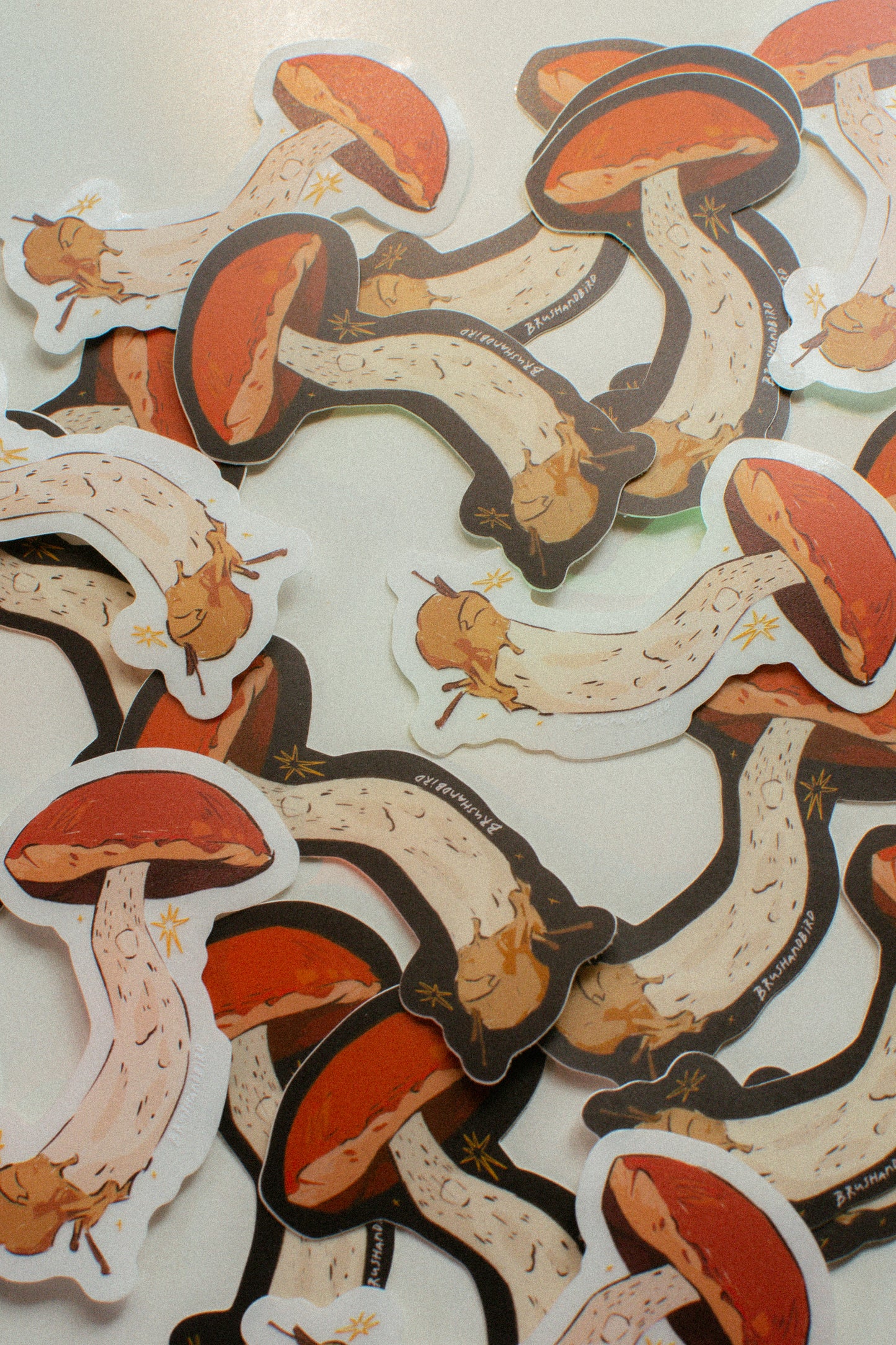 Mushroom Sticker | Orange Oak Bolete, Waterproof Vinyl Sticker