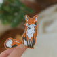 Smiling Fox Sticker | Woodland Critter Vinyl Sticker