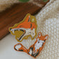 Smiling Fox Sticker | Woodland Critter Vinyl Sticker