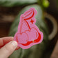 Pink Cherries Sticker | Cherry Waterproof Vinyl Sticker