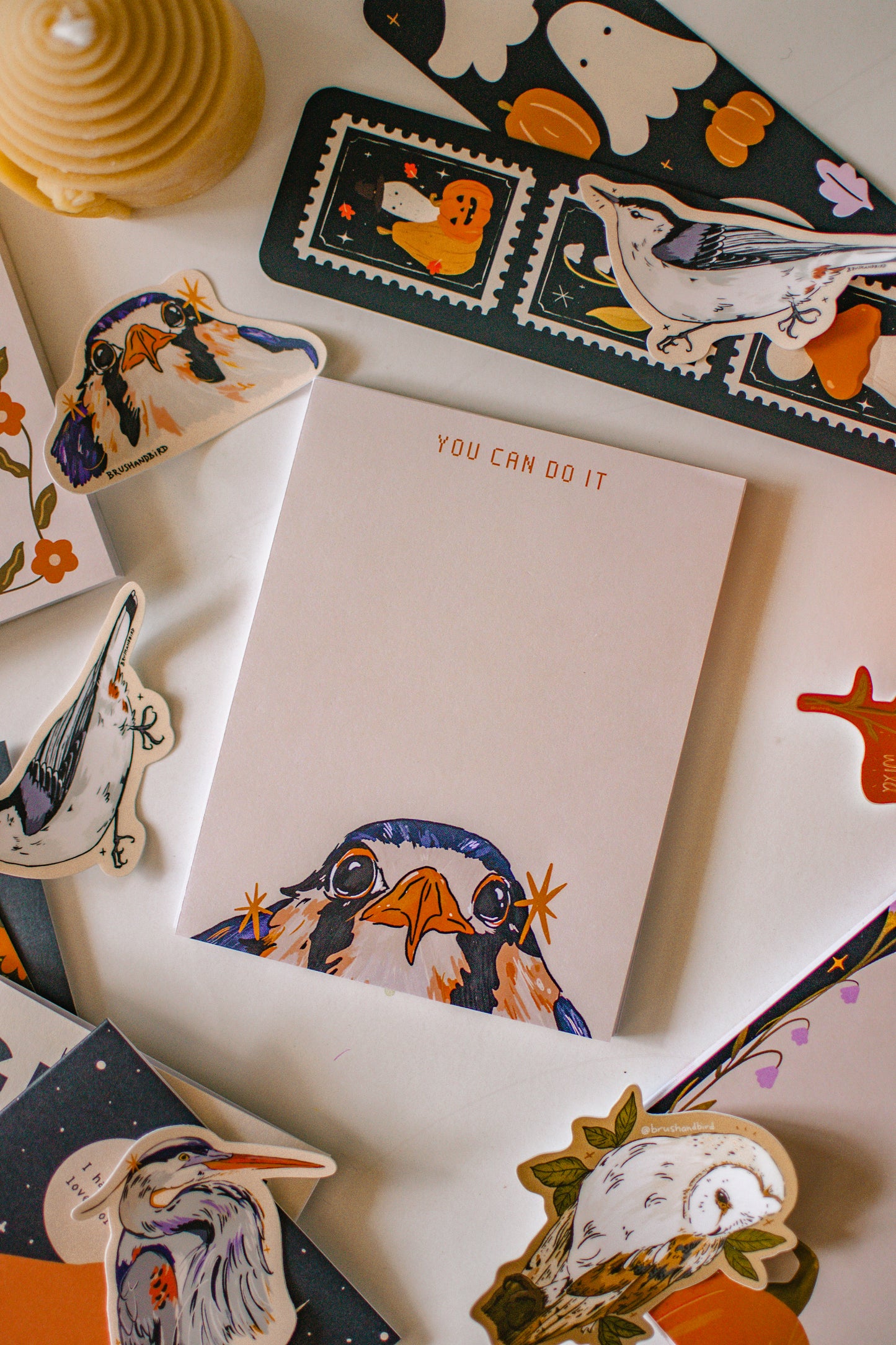 Baby Kestrel Notepad | You Can Do It |  50 Pages