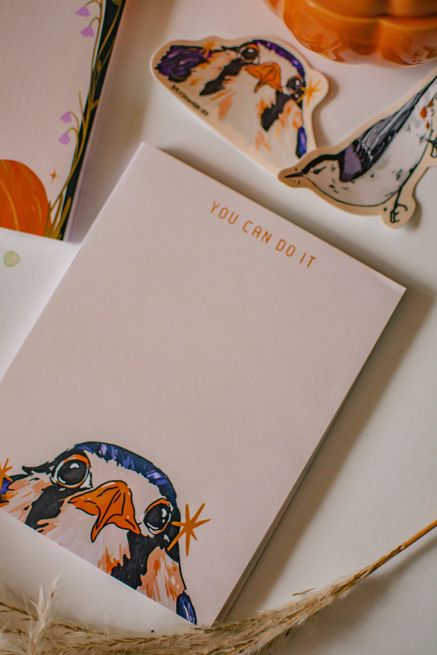 Baby Kestrel Notepad | You Can Do It |  50 Pages