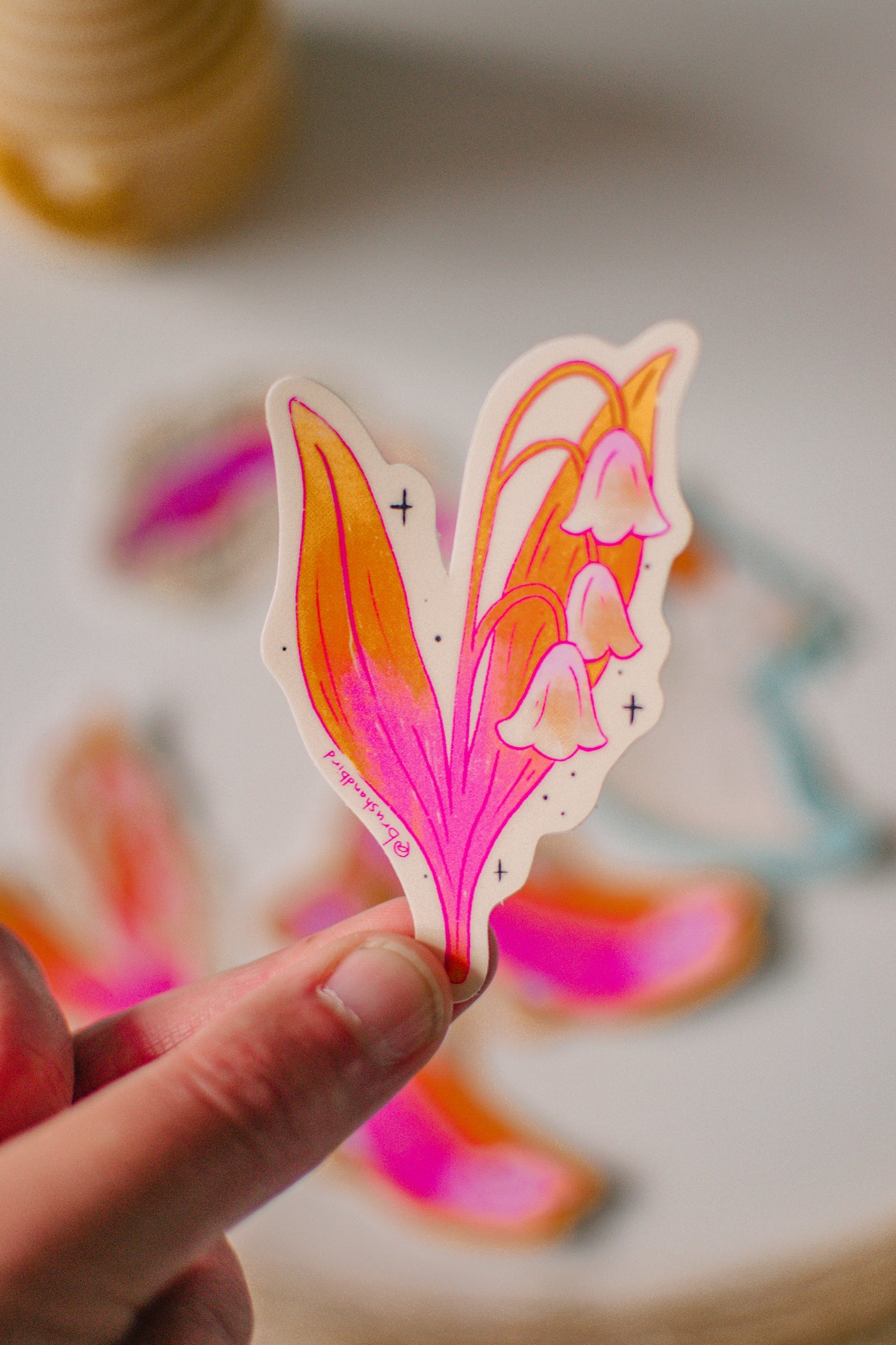 Lily of the Valley Colorful Sticker | Fairycore Vinyl Decal