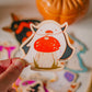 Ghost Vampire Sticker | Cute Halloween Vinyl Die-cut Sticker