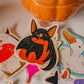Halloween Bat Sticker | Autumn Pumpkin Vinyl Die-cut Decal