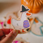 Halloween Duck Sticker | Cute Trick or Treat Diecut Sticker
