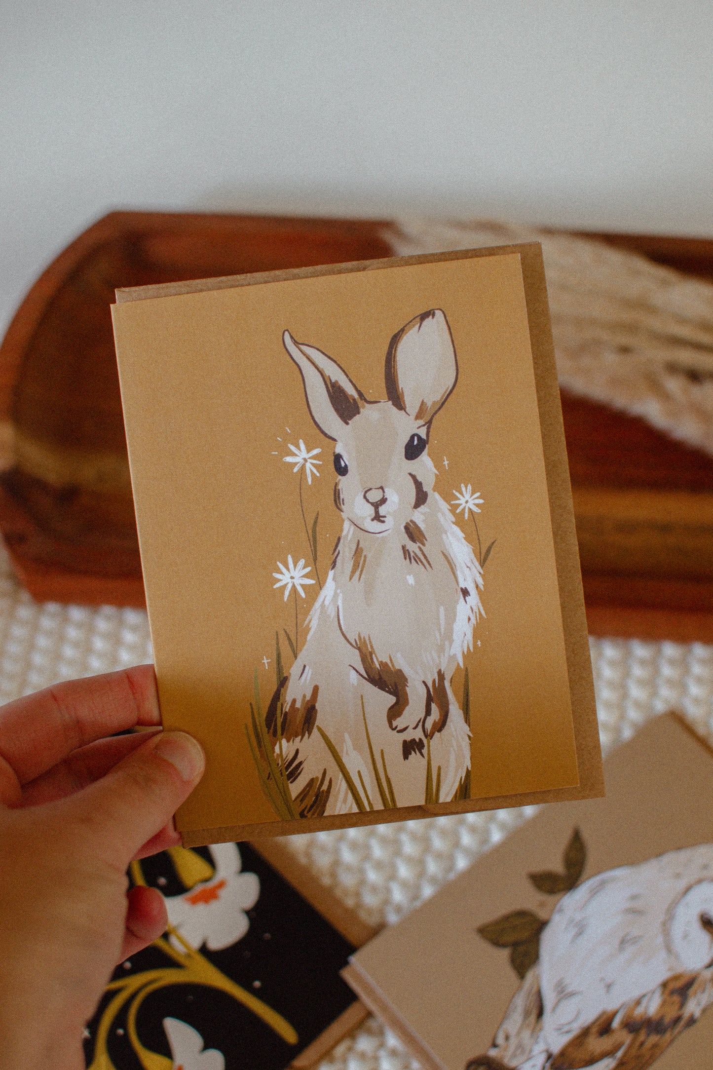 Bunny Rabbit Greeting Card | Blank Any Occasion Card