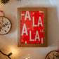 Fa La La Greeting Card Set | Set of 6 Holiday Christmas Card