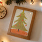 Christmas Tree Greeting Card Set of 6 | Blank Holiday Cards